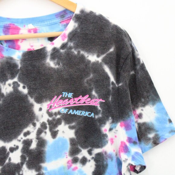 GM Official X Chevrolet Shirt Men Multicolor Tie Dye Short Sleeve Cotton Size XL - Picture 2 of 9